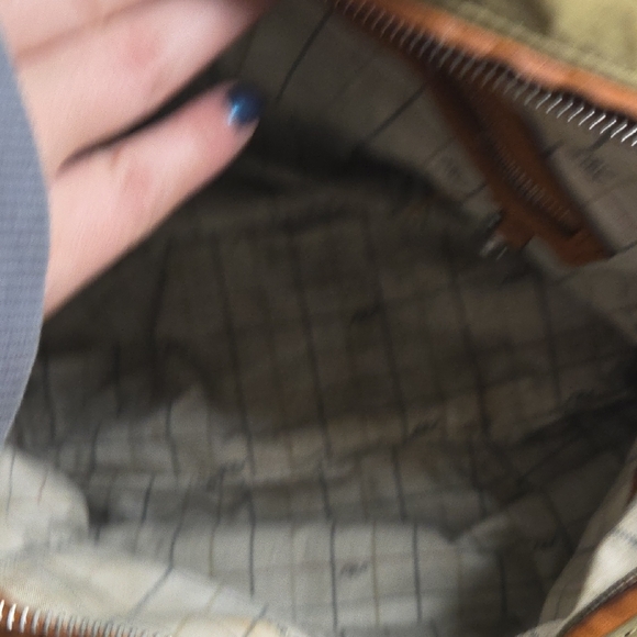 Ralph Lauren Green And Tan Bag - Picture 8 of 9